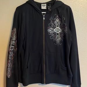 Ladies Harley Davidson hoodie.